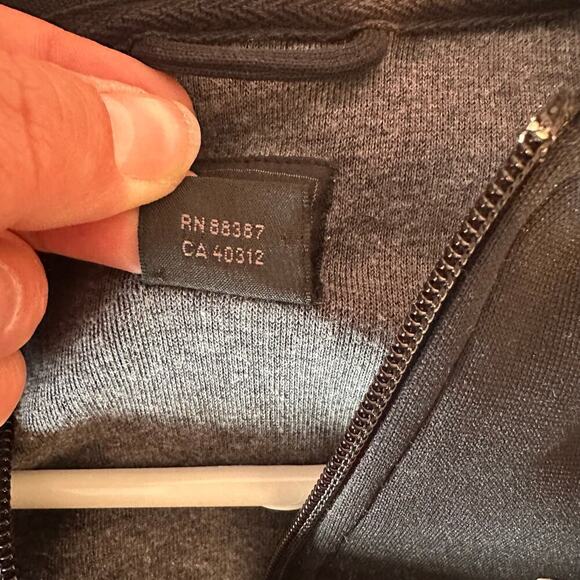 Adidas Y2K Zip Up Hooded Jacket Size M Striped Sleeves Trefoil Logo Black White - Picture 8 of 15